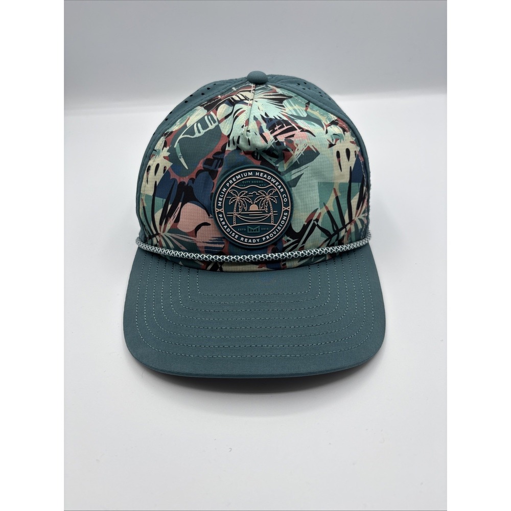 Melin Coronado Hydro Hat Mens Tropic Noise Floral Snap Back Rope Cap